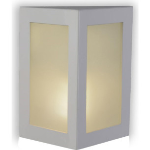 Arandela Ideal Aluminio Triangular Para 1E27 283 Branca 3461