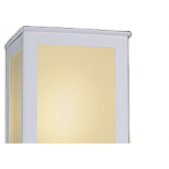 Arandela Ideal Aluminio Quadrada Para 1E27 286 Branca 2563