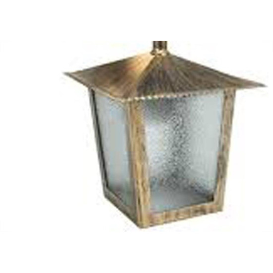 Arandela Ideal Aco Quadrada Parede L2B Bronze 2096