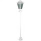 Poste Jardim Ideal Quadrado 1,76M P3 Branco Policarbonato 2248 Poste Jardim Ideal Quadrado 1,76M P3 Branco Policarbonato 2248