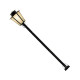 Poste Jardim Ideal Sextavado 1,76M P9 Preto Policarbonato Poste Jardim Ideal Sextavado 1,76M P9 Preto Policarbonato