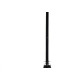Poste Jardim Ideal Sextavado 1,76M P9 Preto Policarbonato Poste Jardim Ideal Sextavado 1,76M P9 Preto Policarbonato