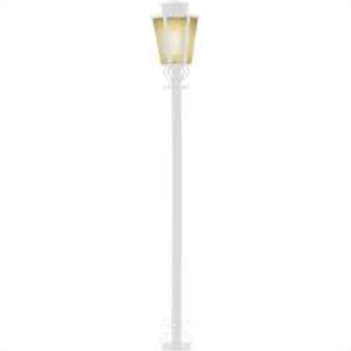Poste Jardim Ideal Sextavado 1,76M P9 Branco Policarbonato 2272 Poste Jardim Ideal Sextavado 1,76M P9 Branco Policarbonato 2272
