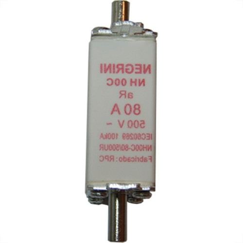 Fusivel Nh Negrini Ultra Rapido 00/ 80A Nh-00-80/500Ur Fusivel Nh Negrini Ultra Rapido 00/ 80A Nh-00-80/500Ur