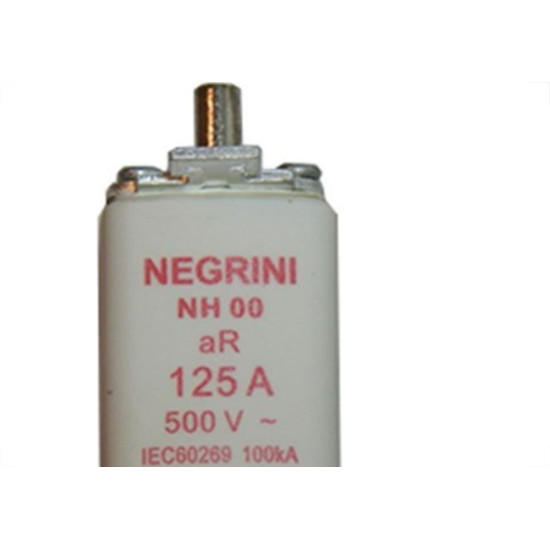 Fusivel Nh Negrini Ultra Rapido 00/125A Nh-00-125/500Ur Fusivel Nh Negrini Ultra Rapido 00/125A Nh-00-125/500Ur
