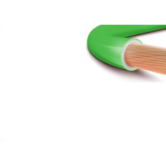 Fio Cabinho Flexivel Sil 750V ''Por Metro'' 25Mm Verde