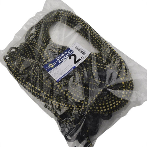 Elastico Para Bagageiro Brasfort 2,00M Garra Pvc 7619 - Kit C/10 Elastico Para Bagageiro Brasfort 2,00M Garra Pvc 7619 - Kit C/10