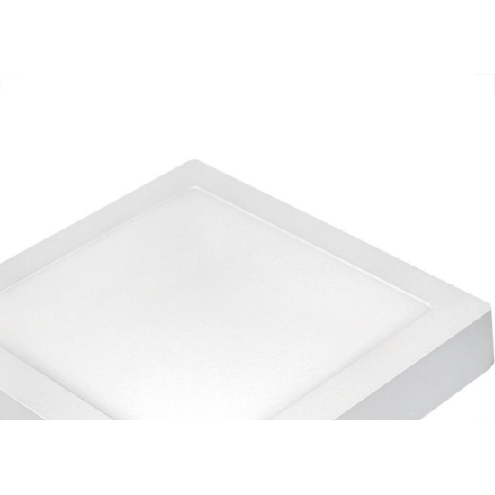 Luminaria Led Plafon Taschibra Externo Quadrado 06W 3000K 12Cm 