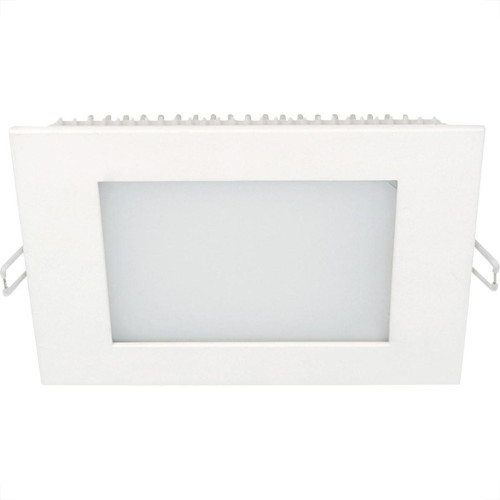 Luminaria Led Plafon Taschibra Embutir Quadrado 06W 3000K 12Cm 