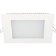 Luminaria Led Plafon Taschibra Embutir Quadrado 06W 3000K 12Cm 