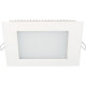 Luminaria Led Plafon Taschibra Embutir Quadrado 24W 3000K 30Cm 