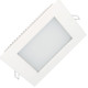 Luminaria Led Plafon Taschibra Embutir Quadrado 24W 3000K 30Cm 