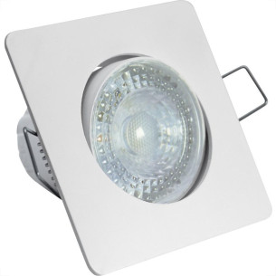 Spot Led Taschibra Embutir Quadrado 5W 3000K 