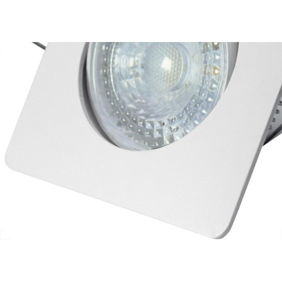 Spot Led Taschibra Embutir Quadrado 5W 3000K Spot Led Taschibra Embutir Quadrado 5W 3000K