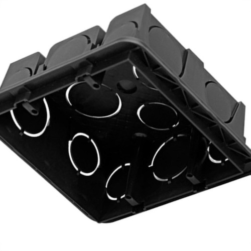 Caixinha Luz Plastica 4X4 Pial/Legrand Preta 689045 - Kit C/16 Caixinha Luz Plastica 4X4 Pial/Legrand Preta 689045 - Kit C/16