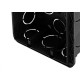 Caixinha Luz Plastica 4X4 Pial/Legrand Preta 689045 - Kit C/16 Caixinha Luz Plastica 4X4 Pial/Legrand Preta 689045 - Kit C/16