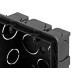 Caixinha Luz Plastica 4X4 Pial/Legrand Preta 689045 - Kit C/16 Caixinha Luz Plastica 4X4 Pial/Legrand Preta 689045 - Kit C/16