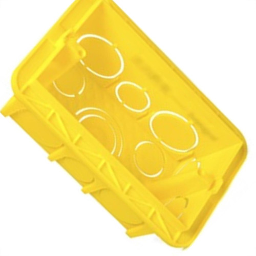 Caixinha Luz Plastica 4X2 Pial/Legrand Amarela 689034 - Kit C/32 Caixinha Luz Plastica 4X2 Pial/Legrand Amarela 689034 - Kit C/32
