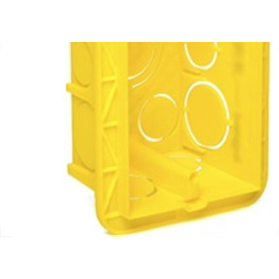 Caixinha Luz Plastica 4X2 Pial/Legrand Amarela 689034 - Kit C/32 Caixinha Luz Plastica 4X2 Pial/Legrand Amarela 689034 - Kit C/32