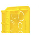 Caixinha Luz Plastica 4X2 Pial/Legrand Amarela 689034 - Kit C/32 Caixinha Luz Plastica 4X2 Pial/Legrand Amarela 689034 - Kit C/32