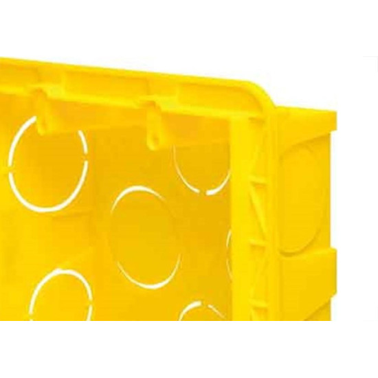 Caixinha Luz Plastica 4X4 Pial/Legrand Amarela 689035 - Kit C/16 Caixinha Luz Plastica 4X4 Pial/Legrand Amarela 689035 - Kit C/16