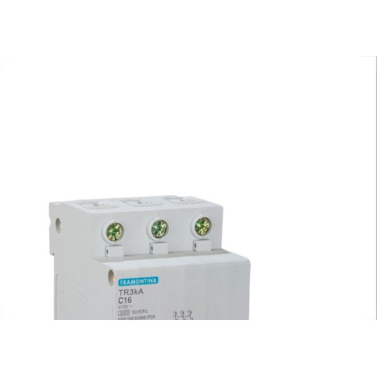 Disjuntor Tramontina Din Tripolar 04A C 