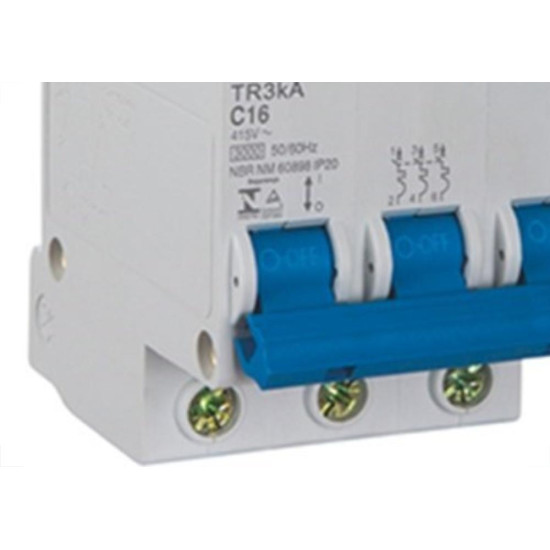 Disjuntor Tramontina Din Tripolar 50A C 