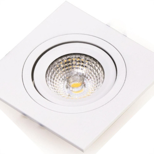 Spot Led Galaxy Quadrado 07W 6500K Direcionavel 1813 Spot Led Galaxy Quadrado 07W 6500K Direcionavel 1813