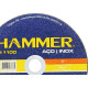 Disco De Corte Para Inox Hammer 7''X1.6Mm Gydi1100