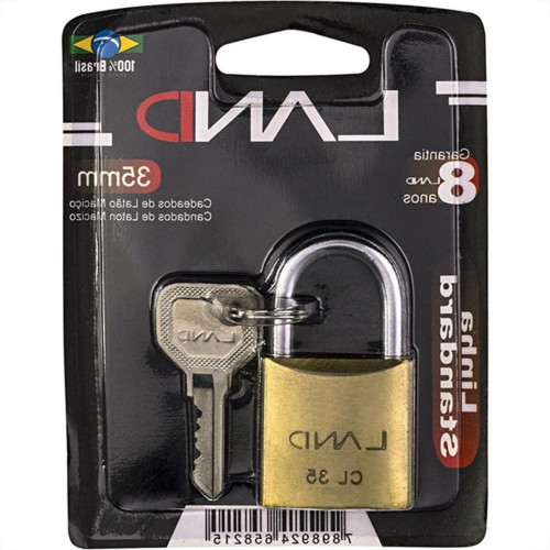 Cadeado Land 35Mm Blister 2543 Cadeado Land 35Mm Blister 2543