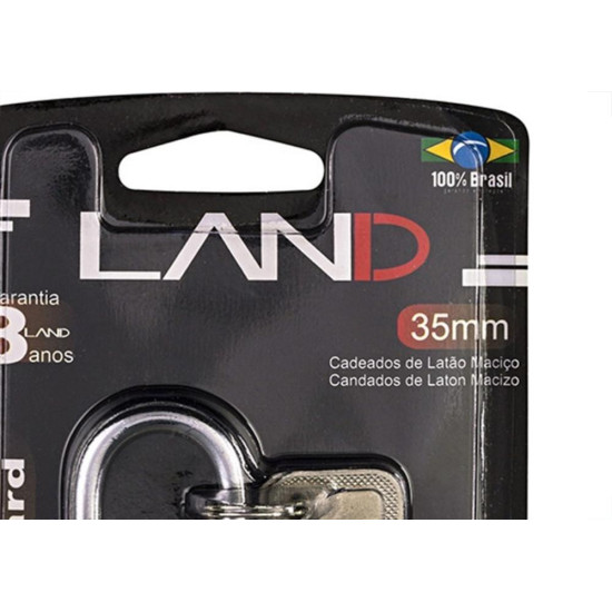 Cadeado Land 35Mm Blister 2543 Cadeado Land 35Mm Blister 2543