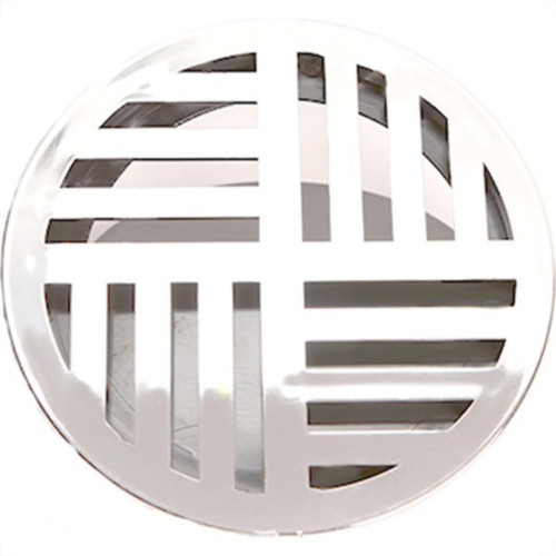 Grelha Ralodengue Redonda Cromada 150Mm 102150 Grelha Ralodengue Redonda Cromada 150Mm 102150