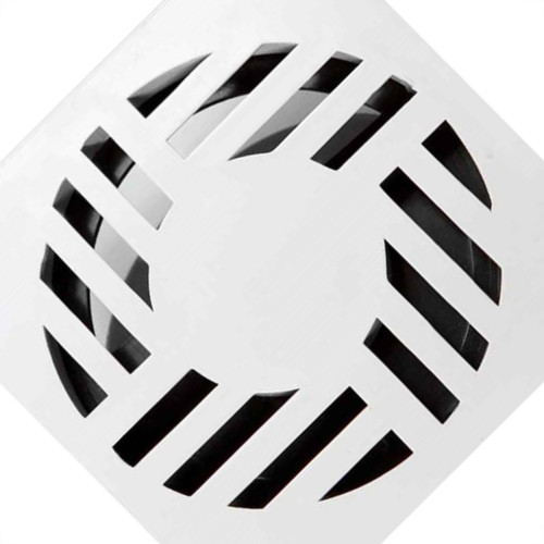 Grelha Ralodengue Quadrada Branca 100Mm 111100 Grelha Ralodengue Quadrada Branca 100Mm 111100