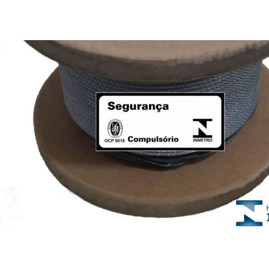 Cabo Aco Lobo 6X 7 4,00Mm 5/32 200M 3 Cabo Aco Lobo 6X 7 4,00Mm 5/32 200M 3