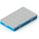 Caixa Organizadora Valeplast Cristal Grande Azul 22X37 65.014 Caixa Organizadora Valeplast Cristal Grande Azul 22X37 65.014