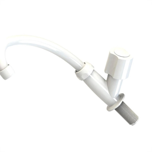 Torneira Abs Bica Movel Mesa Valeplast Branca Veneza 47.002 Torneira Abs Bica Movel Mesa Valeplast Branca Veneza 47.002