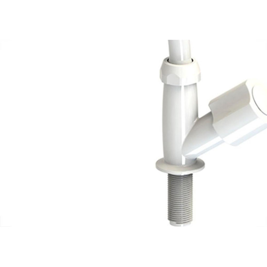 Torneira Abs Bica Movel Mesa Valeplast Branca Veneza 47.002 Torneira Abs Bica Movel Mesa Valeplast Branca Veneza 47.002