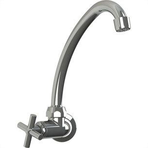 Torneira Abs Bica Movel Parede Valeplast Cromada Siena 47.027 Torneira Abs Bica Movel Parede Valeplast Cromada Siena 47.027