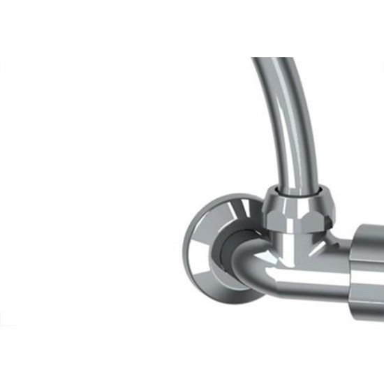 Torneira Abs Bica Movel Parede Valeplast Cromada Veneza 47.028 Torneira Abs Bica Movel Parede Valeplast Cromada Veneza 47.028