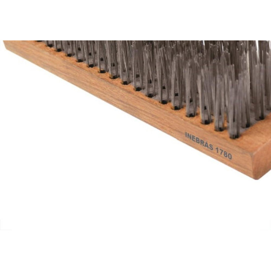 Escova Aco Inebras 1780/6 Carbono Profissional Sem Cabo 6714