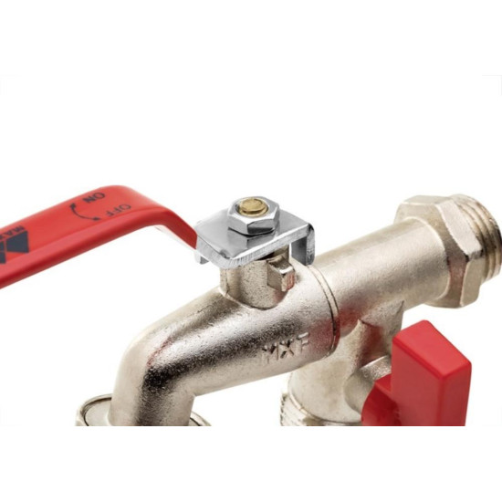 Torneira Esfera Maquina/Tanque Brazhu Zamac 1/2X3/4 2054