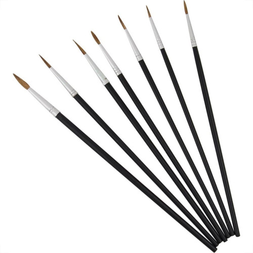 Pincel Artistico Redondo Western Com 7Pecas P-17 Pincel Artistico Redondo Western Com 7Pecas P-17