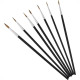 Pincel Artistico Redondo Western Com 7Pecas P-17 Pincel Artistico Redondo Western Com 7Pecas P-17
