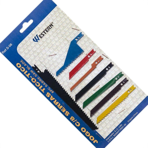 Serra Tico Western Universal Kit Com 8 Pecas S-08 Serra Tico Western Universal Kit Com 8 Pecas S-08