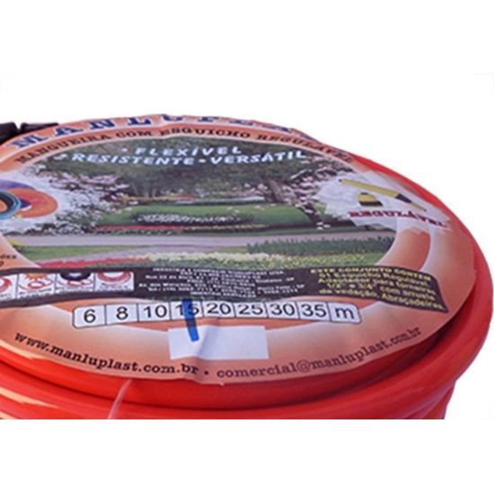 Mangueira Agua Manluplast Lisa Laranja 1/2 X 1,5 15M Cms01215.15 Mangueira Agua Manluplast Lisa Laranja 1/2 X 1,5 15M Cms01215.15