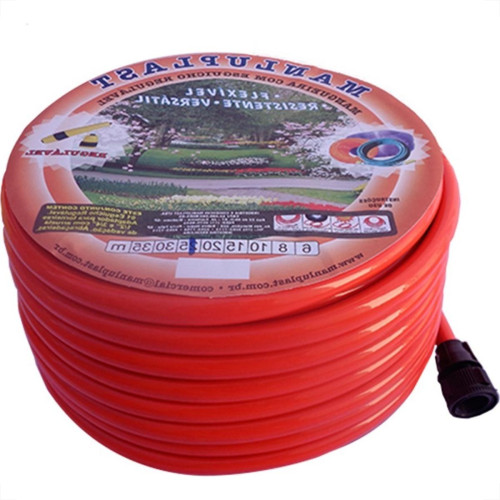 Mangueira Agua Manluplast Lisa Laranja 1/2 X 1,5 25M Cms01215.25 Mangueira Agua Manluplast Lisa Laranja 1/2 X 1,5 25M Cms01215.25