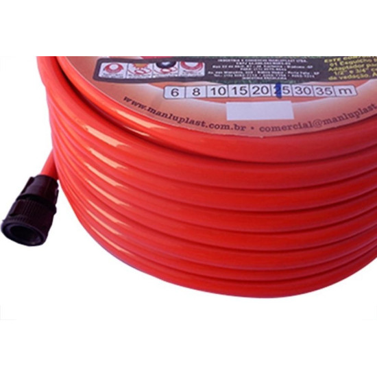 Mangueira Agua Manluplast Lisa Laranja 1/2 X 1,5 25M Cms01215.25 Mangueira Agua Manluplast Lisa Laranja 1/2 X 1,5 25M Cms01215.25