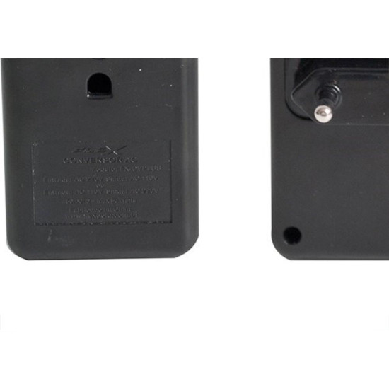 Conversor De Voltagem Flexgold Com Adaptador Fx-Cv/Plus