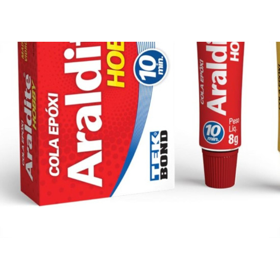 Araldite Tekbond Hobby 10 Minutos 16 Gramas 