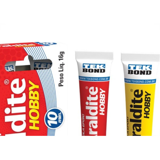 Araldite Tekbond Hobby 10 Minutos 16 Gramas 